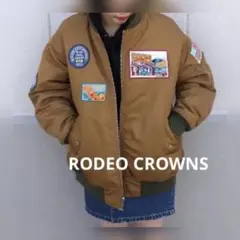 RODEO CROWNS♡web限定 ワッペン MA-1 ブルゾン ジャケット