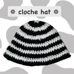 cloche hat クロシェハットハンドメイド　帽子