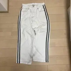 Kik Wear ホワイト ストレートデニム　90s