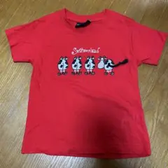kustom スイス 牛 刺繍 Tシャツ 2-Y 赤