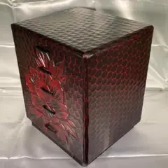鎌倉彫 昭和レトロ 収納棚 引出し 5段 箪笥 小物入れ 当時物 小物収納 漆器