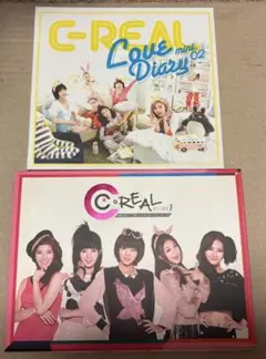 C-REAL Love Diary mini 02 & ROUND 1 セット
