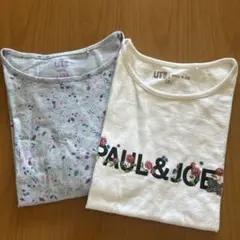 ユニクロ 半袖Tシャツ ANNASUI PAUL&JOE 2枚セット 140