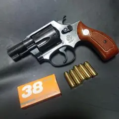 KOKUSAI コクサイ SMITH&WESSON 38S&WSPL ジャンク Kokusai S&W Chief Special .38 Metal Model Gun (Golden