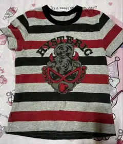ヒステリックミニ ヒスミニ Tシャツ 130サイズ デビルキン　半袖　ボーダー
