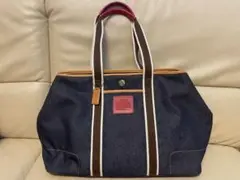 コーチ COACH デニム トートバッグ マザーズバッグ 大容量