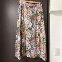 dot & stripes リバティプリントスカート