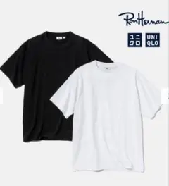 ユニク玉川高島屋開店記念 Ron Hermanコラボ Tシャツ白黒セット