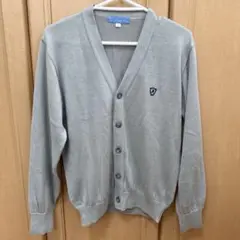 Schöl Fine グレー Vネックカーディガン M 春夏用