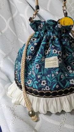 ハンドメイド♡丸底きんちゃくbag♡