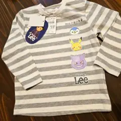 Lee&monpoké ♡ストライプ長袖シャツ90センチ 新品、タグ付き