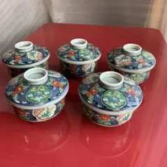 有田焼 祥楽 茶碗蒸し 5客