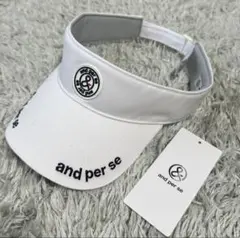 【新品同様】and per se アンパスィ サンバイザー 2025ユニセックス