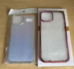 iPhone 14 カラーフレームクリアケース オーロラケースセット