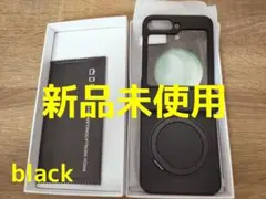 OURJOY GALAXY Z Flip5用ケース ブラック 保護フィルム付新品
