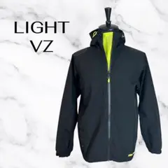 【LIGHT VZ】機能性マウンテンパーカー 撥水加工　通気性　ブラック