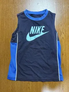 【NIKE 100cm】ノースリーブタンクトップ 黒 青 男の子 スポーツ