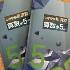 新演習　小5 上下　ほぼ未使用