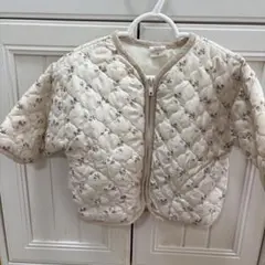 べべホリック　花柄　秋服　冬服　アウター　ジャケット　ベビー服　※裏地にシミ有り
