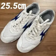Mizuno スポーツシューズ 25.5㎝ ホワイト/ブルー