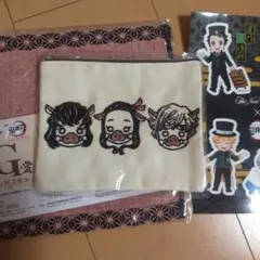 鬼滅の刃 原画展 刺繍ポーチ うりこ うりのすけ うりいつ