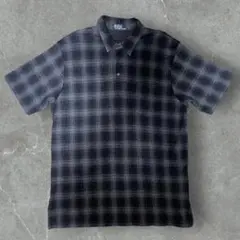90s Ralph LaurenShadow Check Polo Shirt