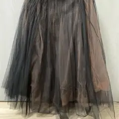 snidel スナイデル チュールロングスカート