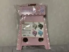 [新品・未使用] スヌーピー　折りたたみ ステップチェア（大）　ピンク