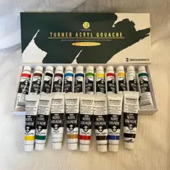 【中古】ターナー アクリルガッシュ 絵の具セット