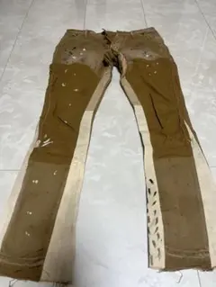 ブラウン ペインターパンツ ペイント汚れあり