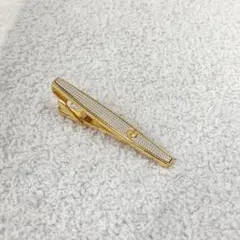 【ダンヒル】ネクタイピン　Dunhill　シルバー　ゴールド　結婚式 フォーマル