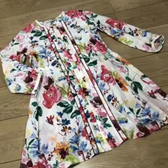 hakka kids ハッカキッズ 極美品 花柄 長袖ワンピース 130