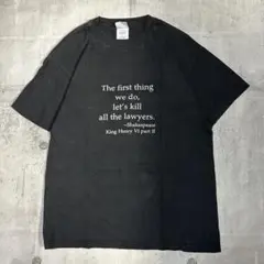 90s vintage Shakespeare text t-shirt