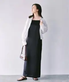 2024☆IENA endo.ダブルサテンキャミワンピース36☆遠藤さんコラボ