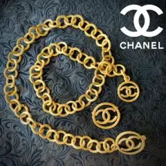 シャネル チェーンベルト ゴールドヴィンテージ レア CHANEL 正規品 希少