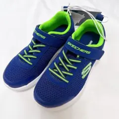 スケッチャーズ キッズ ランニング シューズ ネイビー 18.0 cm