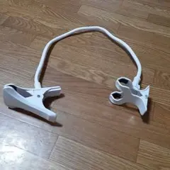 ホワイト クリップ式スマホスタンド