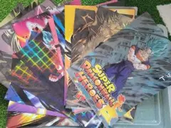 スーパードラゴンボールヒーローズ クリアファイルセット(タオルのオマケ付きで)