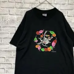 USA製90sヴィンテージTシャツ！シングルステッチ　ブラック半袖古着XL 1