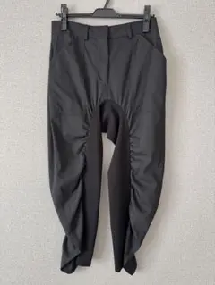 ★【美品】ステラマッカートニー黒パンツ ギャザー付き36★