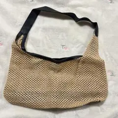 1個 ショルダーバッグ shoulder bag ストローサマーバッグ