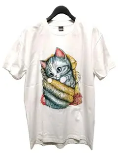 猫さん【Tシャツ】新品☆生地しっかり☆匿名配送可