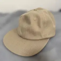 ベージュ ベースボールキャップ