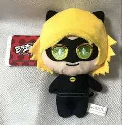ミラキュラス レディバグ&シャノワール デフォルメ ぬいぐるみ シャノワール ⑶