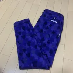 JACKBUNNY 紫色 ツリー柄 パンツ