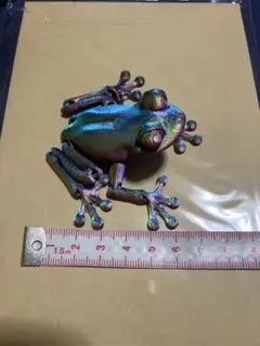 3Dプリント多色カエルフィギュア 約7cm