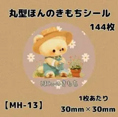 【MH-13】ほんのきもちシール144枚/サンキュー/ケア/宛名/差出人/配達員