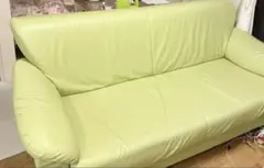 ソファー 三人がけ ライトグリーン
