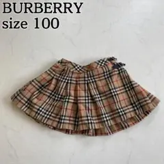 美品★BURBERRY ロンドン スカート ノバチェック サイズ100