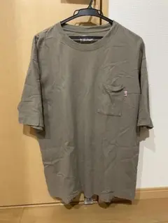 チャオパニック　カーキ 半袖 Tシャツ ポケット付き